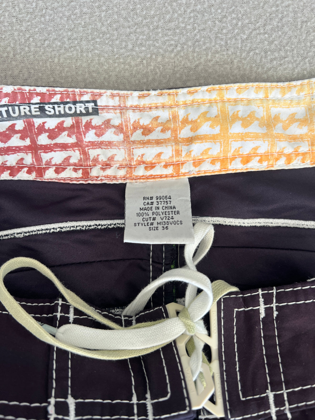Vintage Billabong Occy Signature Boardies - Size 36"