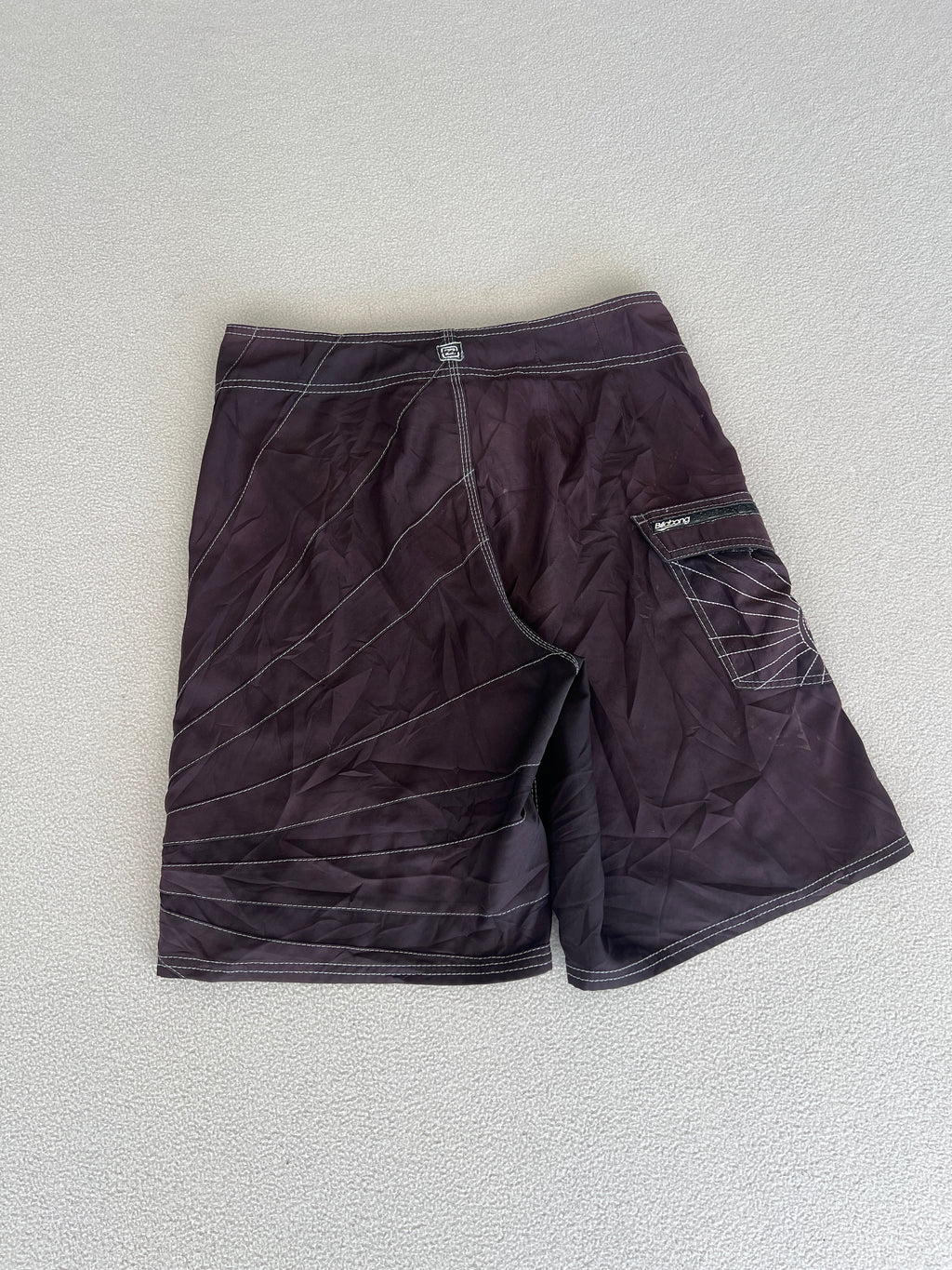 Vintage Billabong Andy Irons 'Platinum' Signature Boardies - Size 33"
