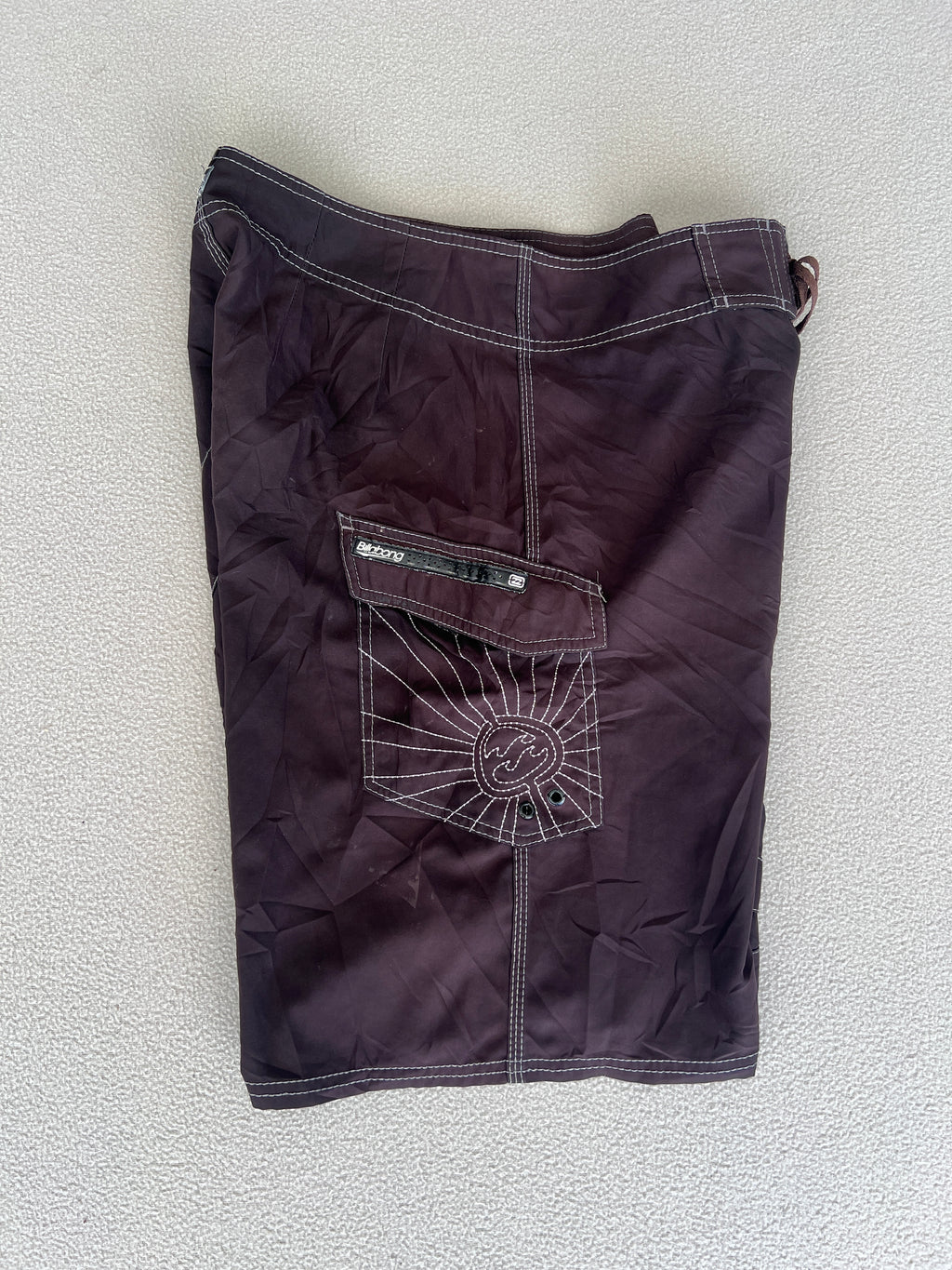 Vintage Billabong Andy Irons 'Platinum' Signature Boardies - Size 33"