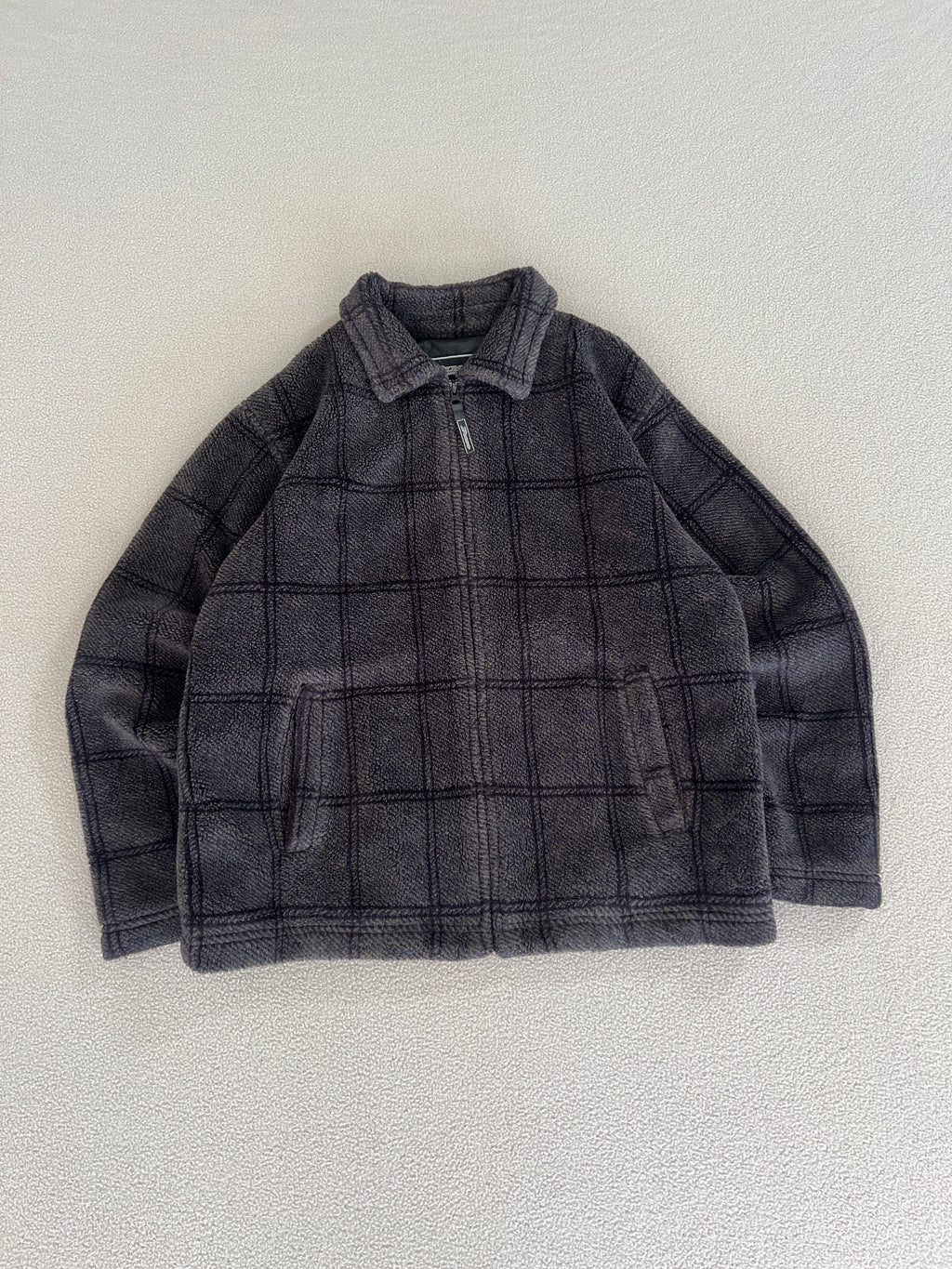 Vintage Piko Zip-Up Fleece Jacket - Size M