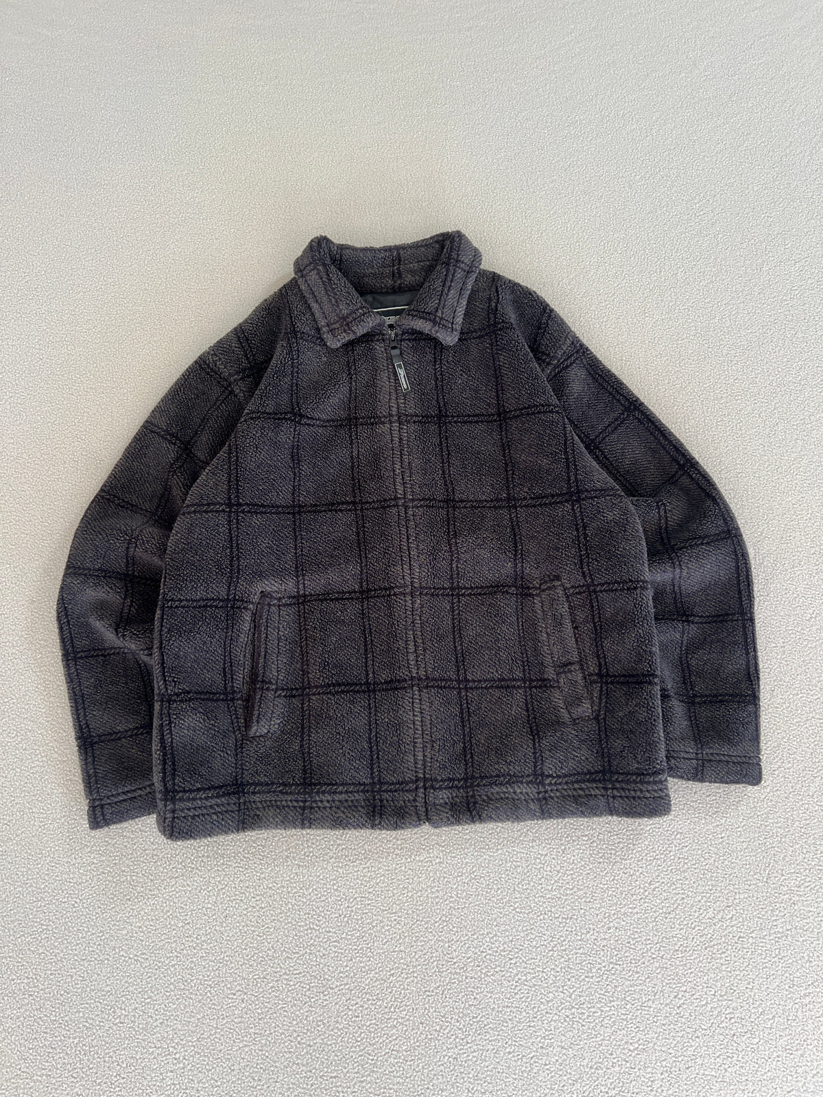 Vintage Piko Zip-Up Fleece Jacket - Size M