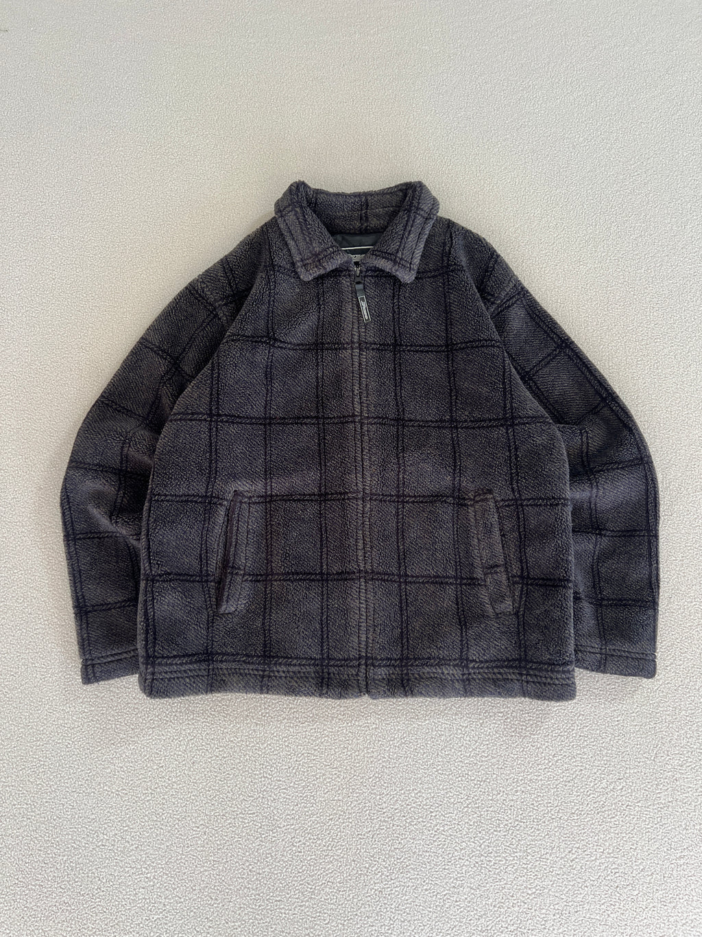 Vintage Piko Zip-Up Fleece Jacket - Size M