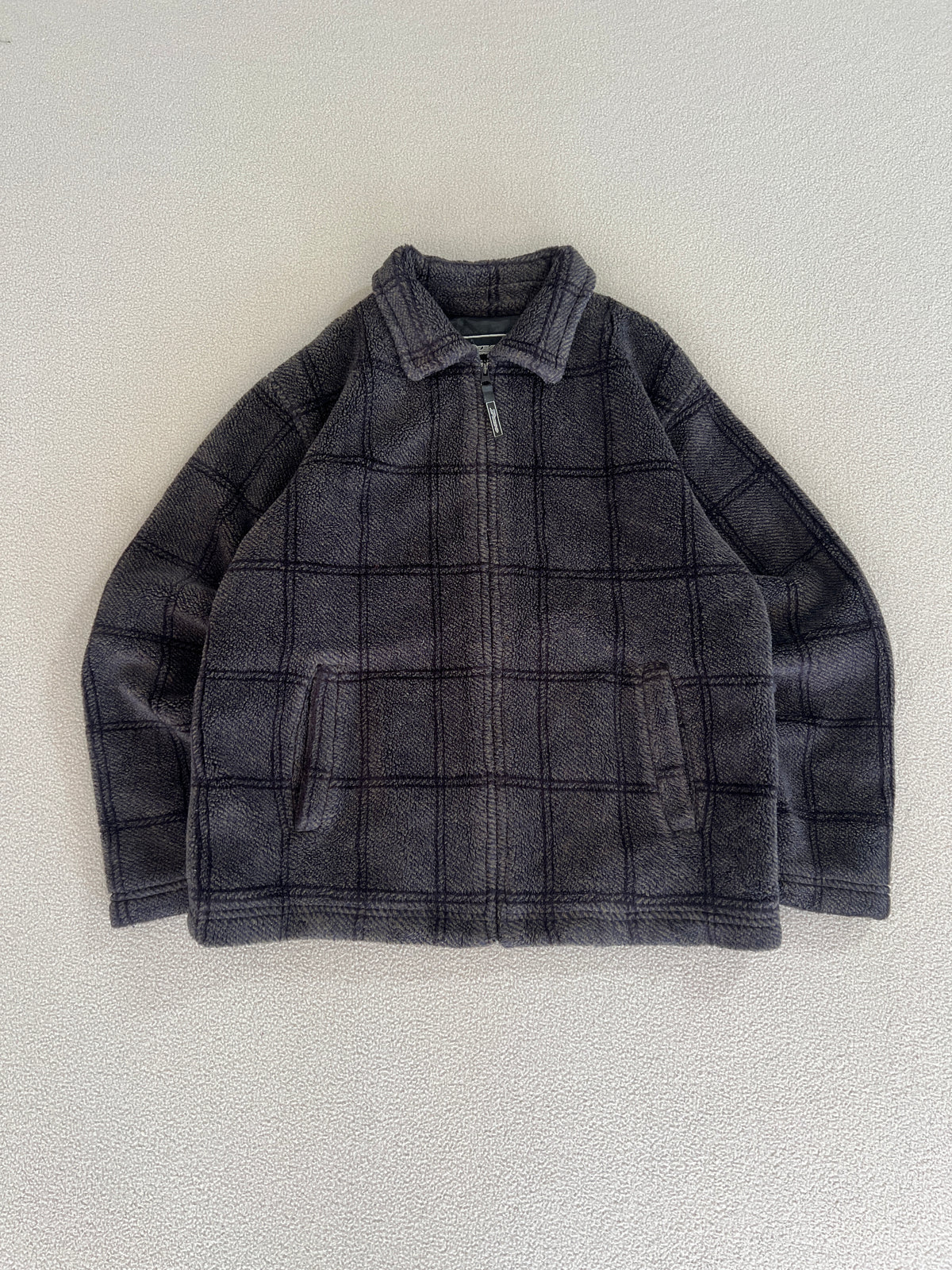 Vintage Piko Zip-Up Fleece Jacket - Size M