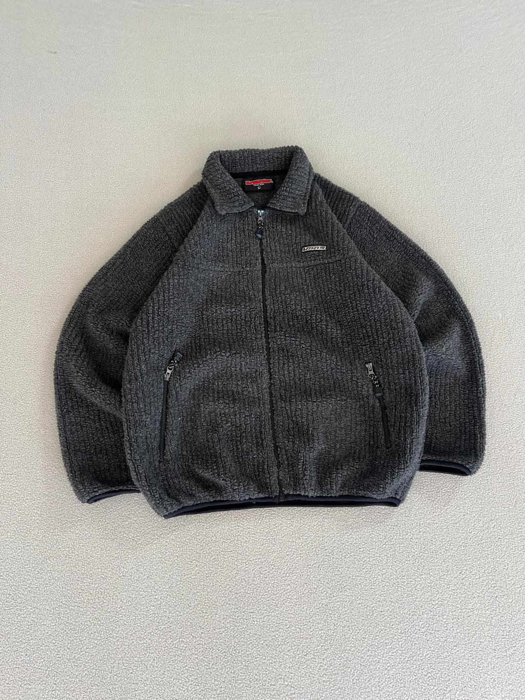 Vintage Vans Zip-Up Fleece Jacket - Size L