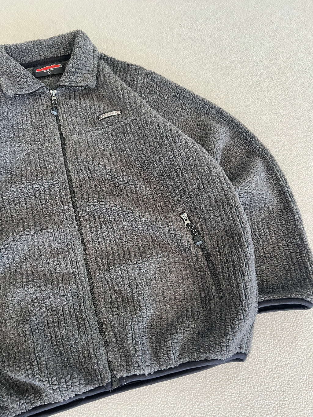 Vintage Vans Zip-Up Fleece Jacket - Size L