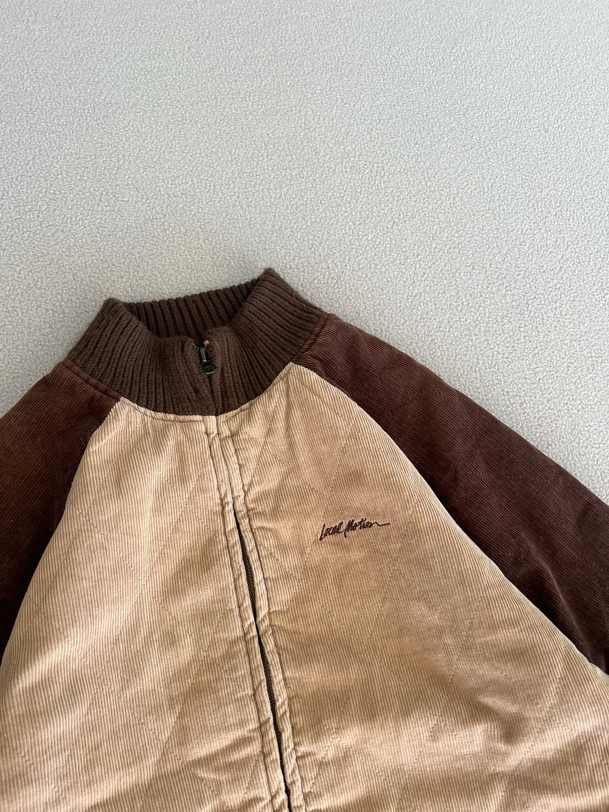 Vintage Local Motion Heavy-Weight Corduroy Zip-Up Jacket - Size M