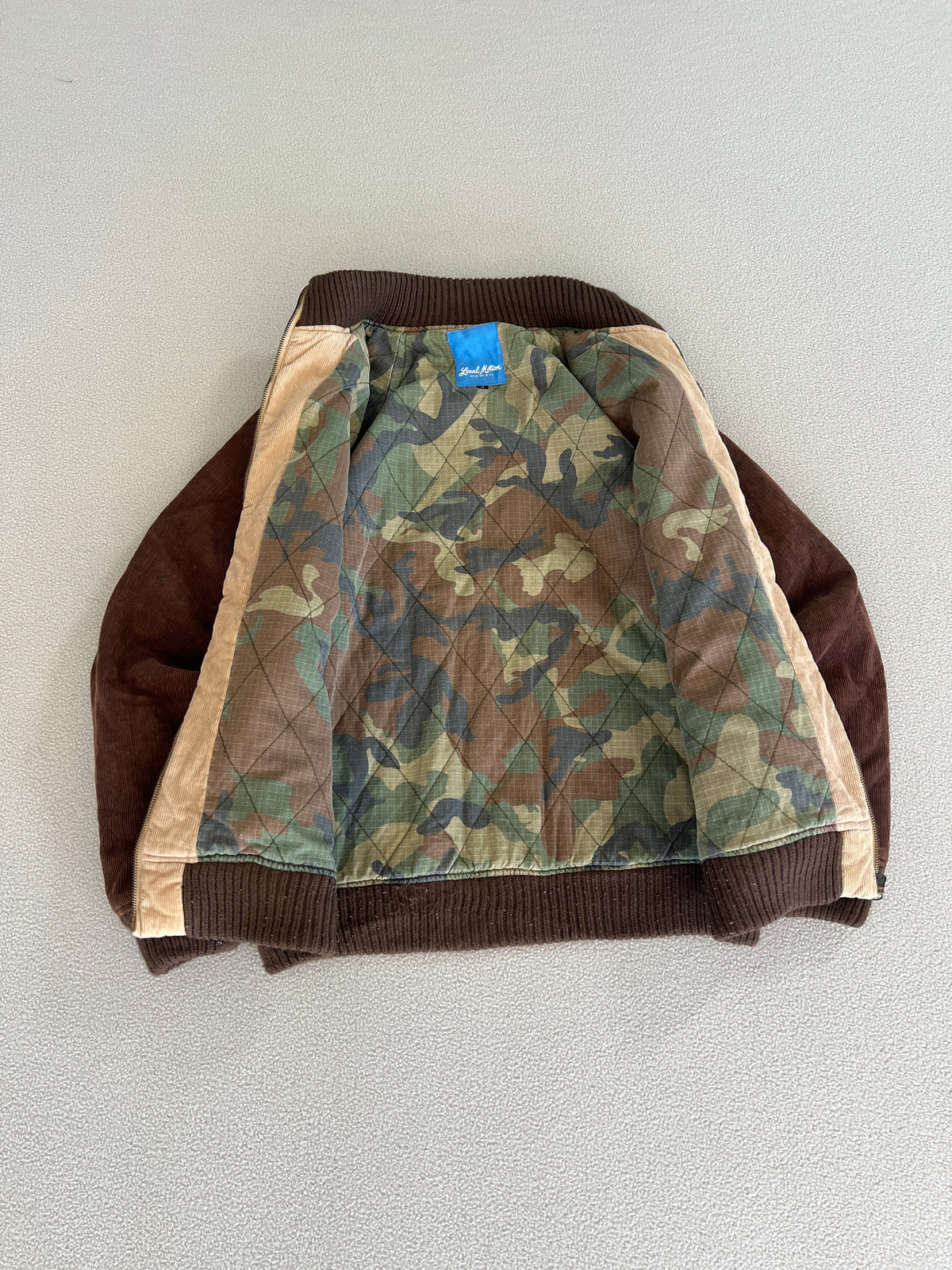 Vintage Local Motion Heavy-Weight Corduroy Zip-Up Jacket - Size M