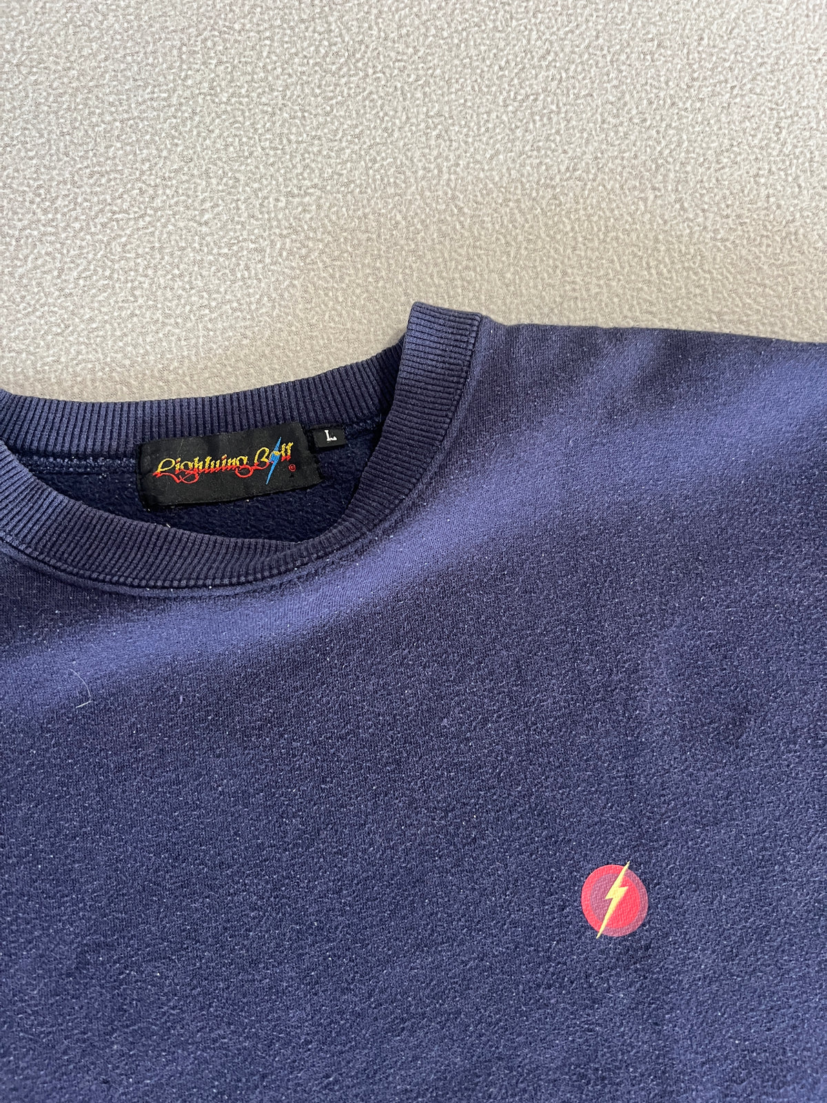 Vintage Lightning Bolt Crewneck - Size L
