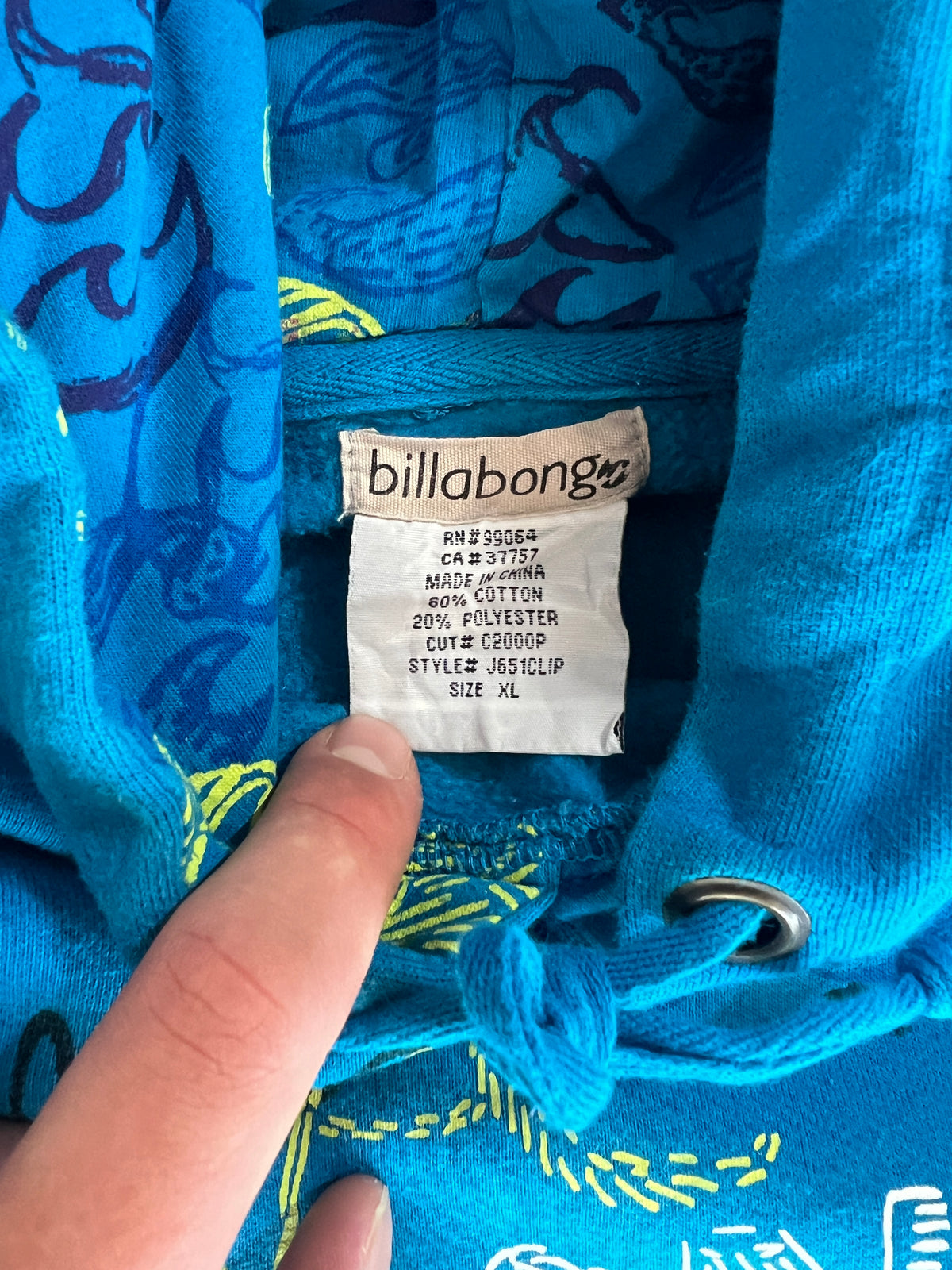 Vintage Billabong Hoodie - Size XS