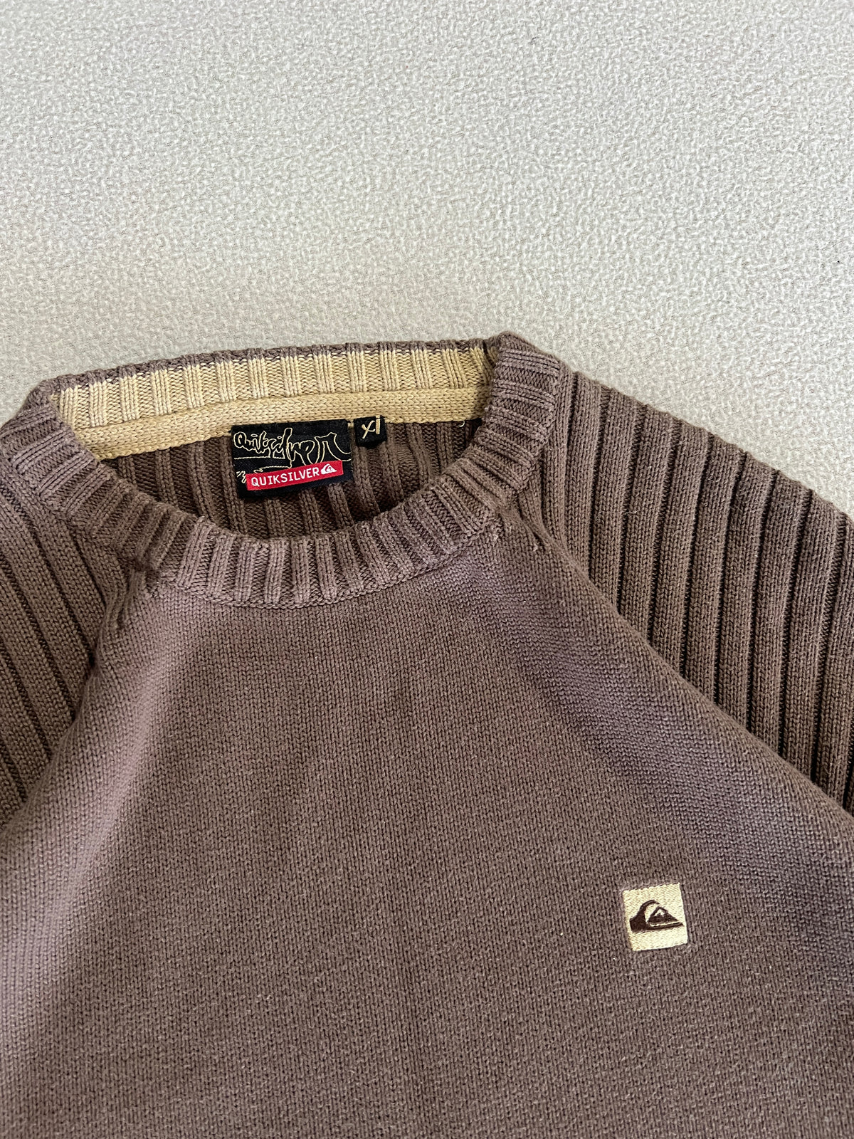 Vintage Quiksilver Knitted Sweater - Size XL