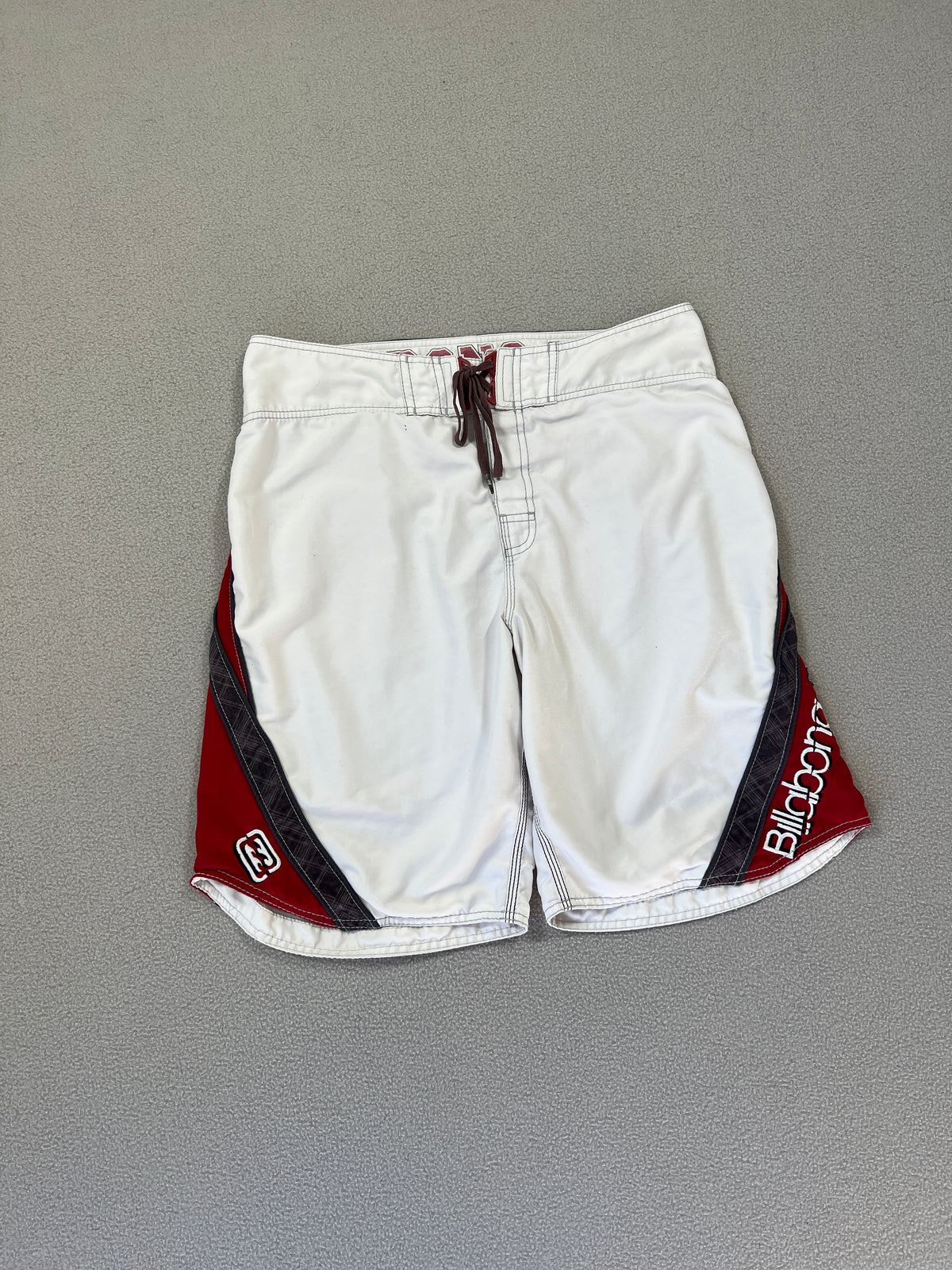 Vintage Billabong Plaid Andy Irons Signature Boardies - Size 34"