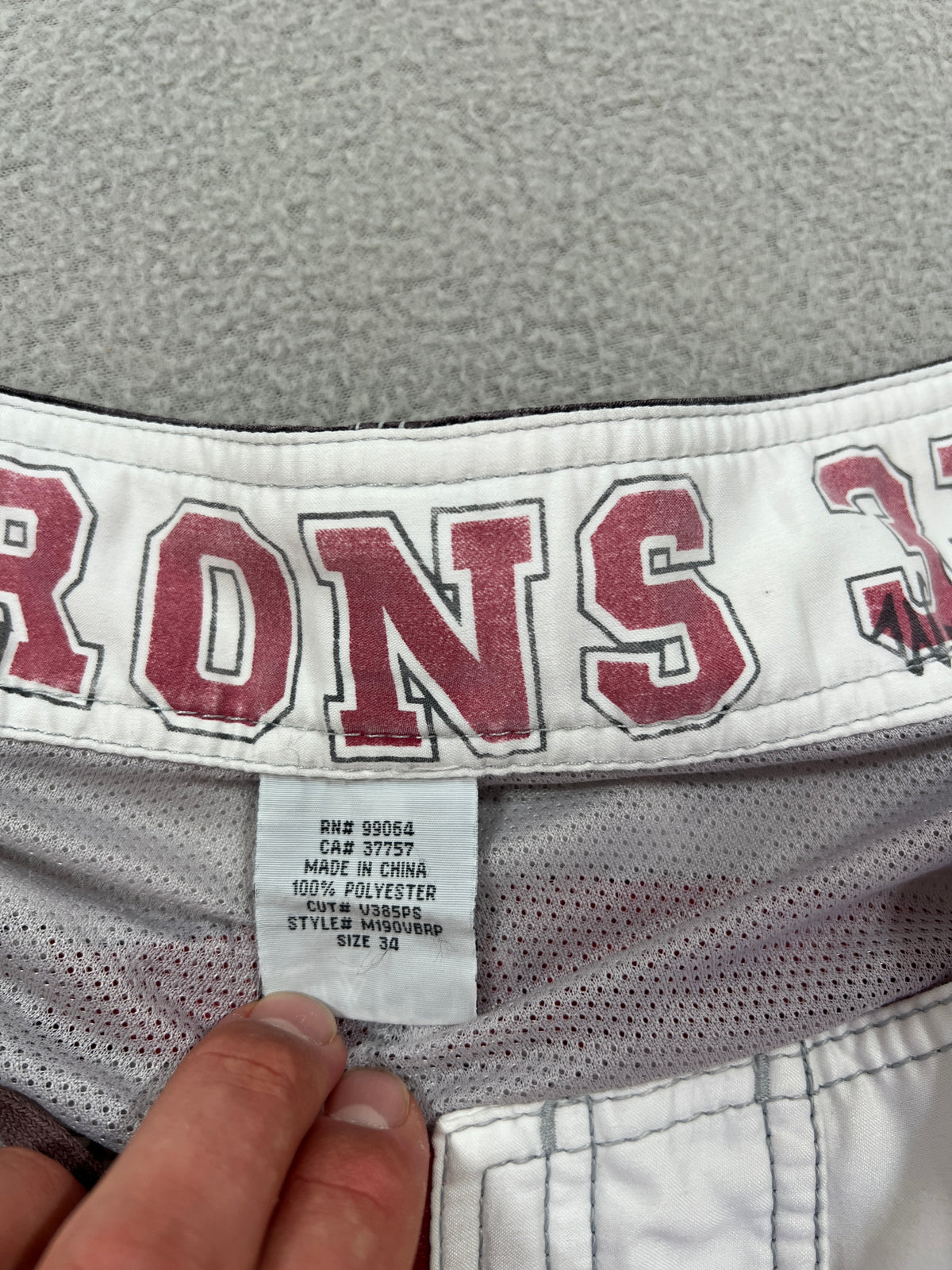 Vintage Billabong Plaid Andy Irons Signature Boardies - Size 34"