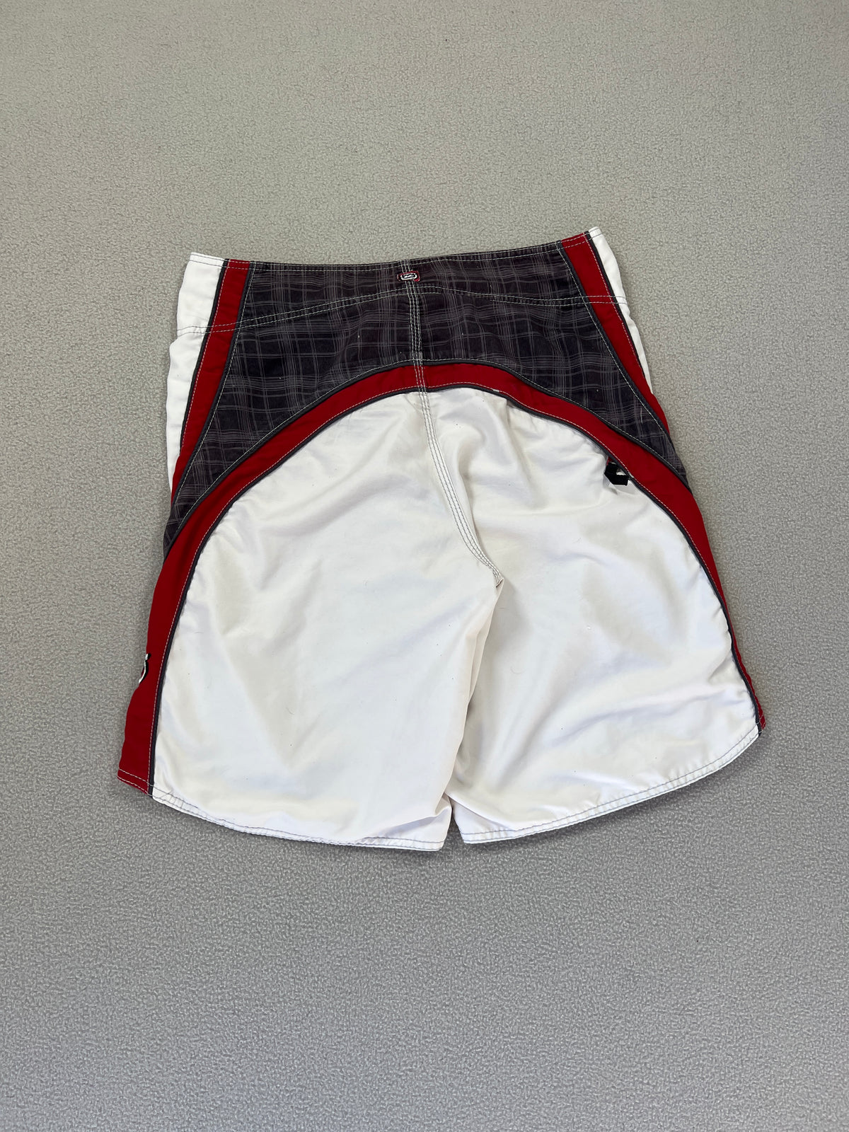 Vintage Billabong Plaid Andy Irons Signature Boardies - Size 34"