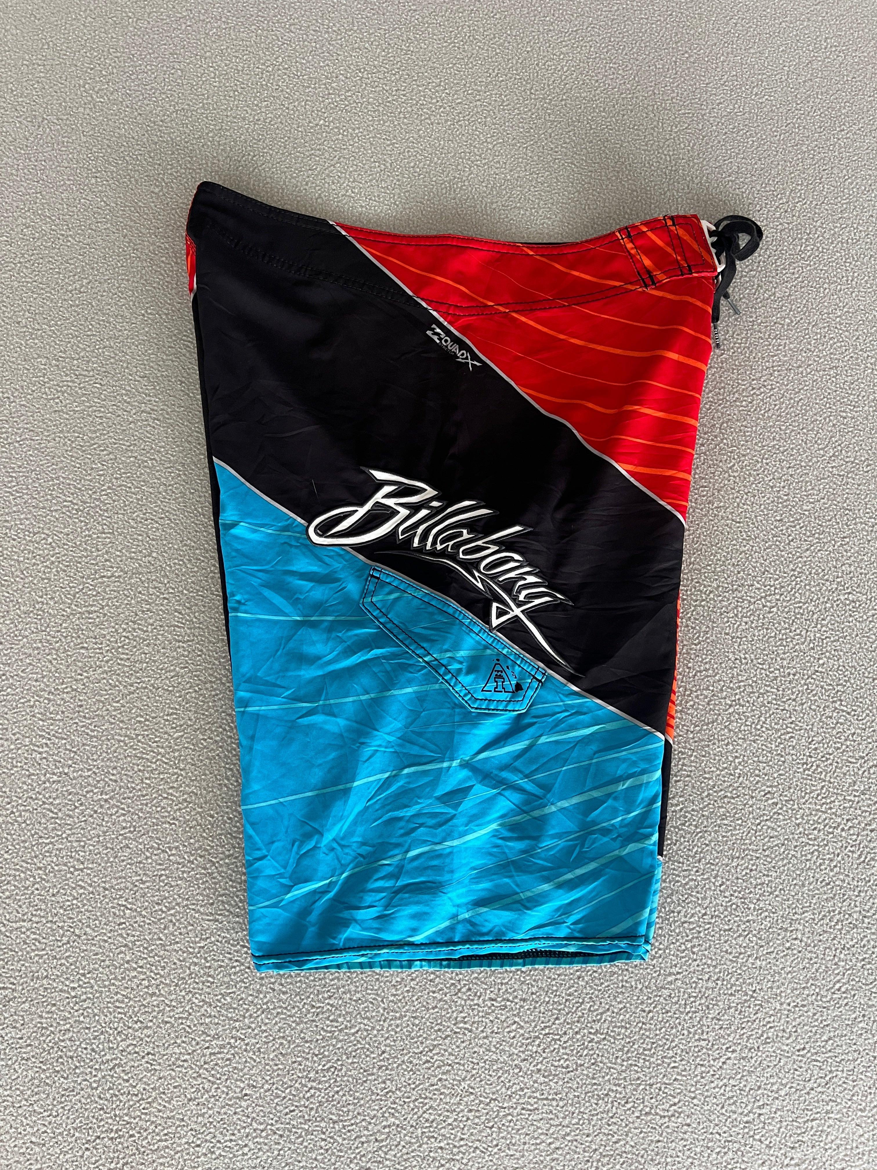 Vintage Billabong Andy Irons Signature Prism Boardies - Size 34"