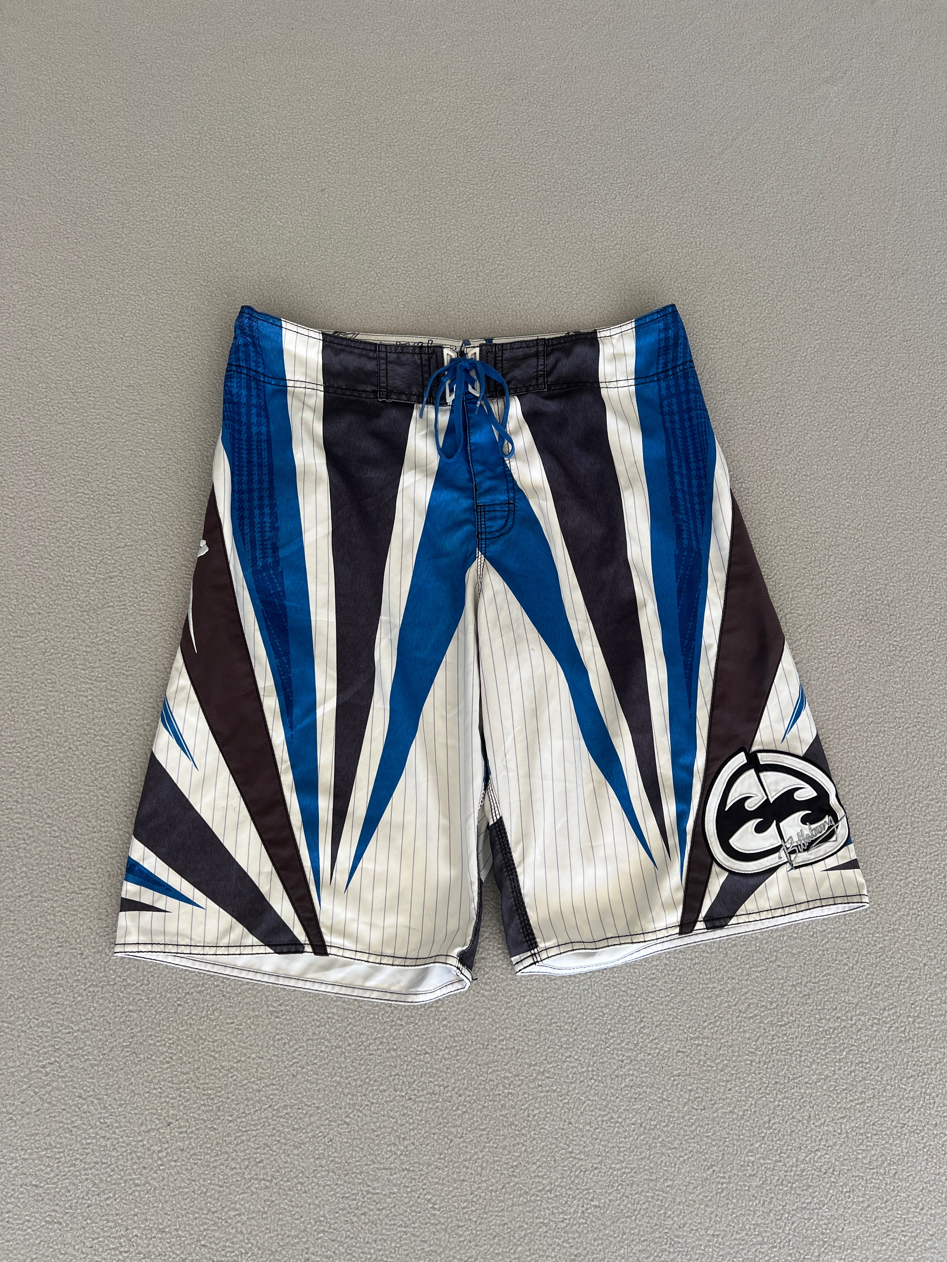 Vintage Billabong Andy Irons Samurai Signature Boardies - Size 34"