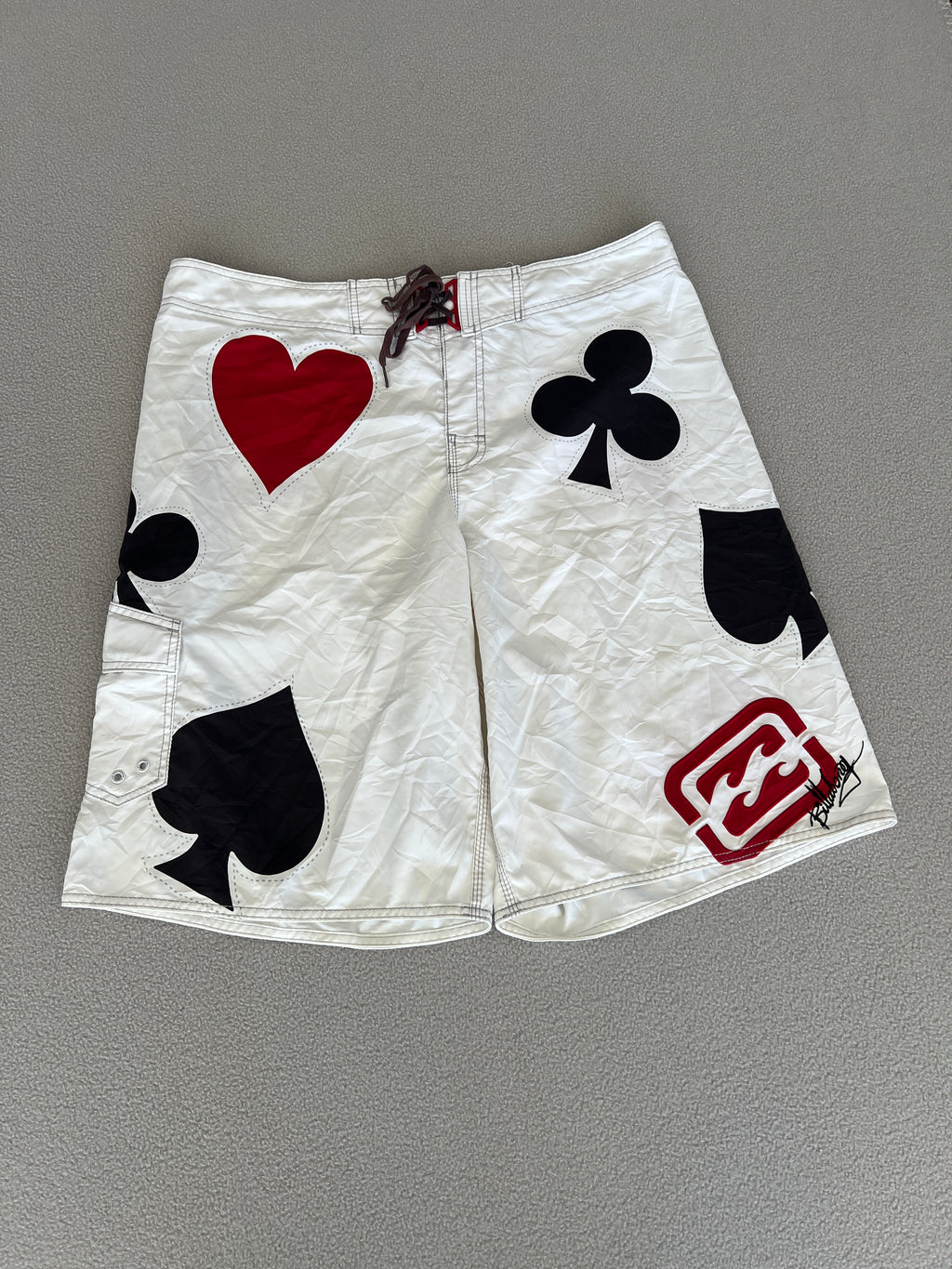 Vintage Billabong Taj Burrows Signature Boardies - Size 38"