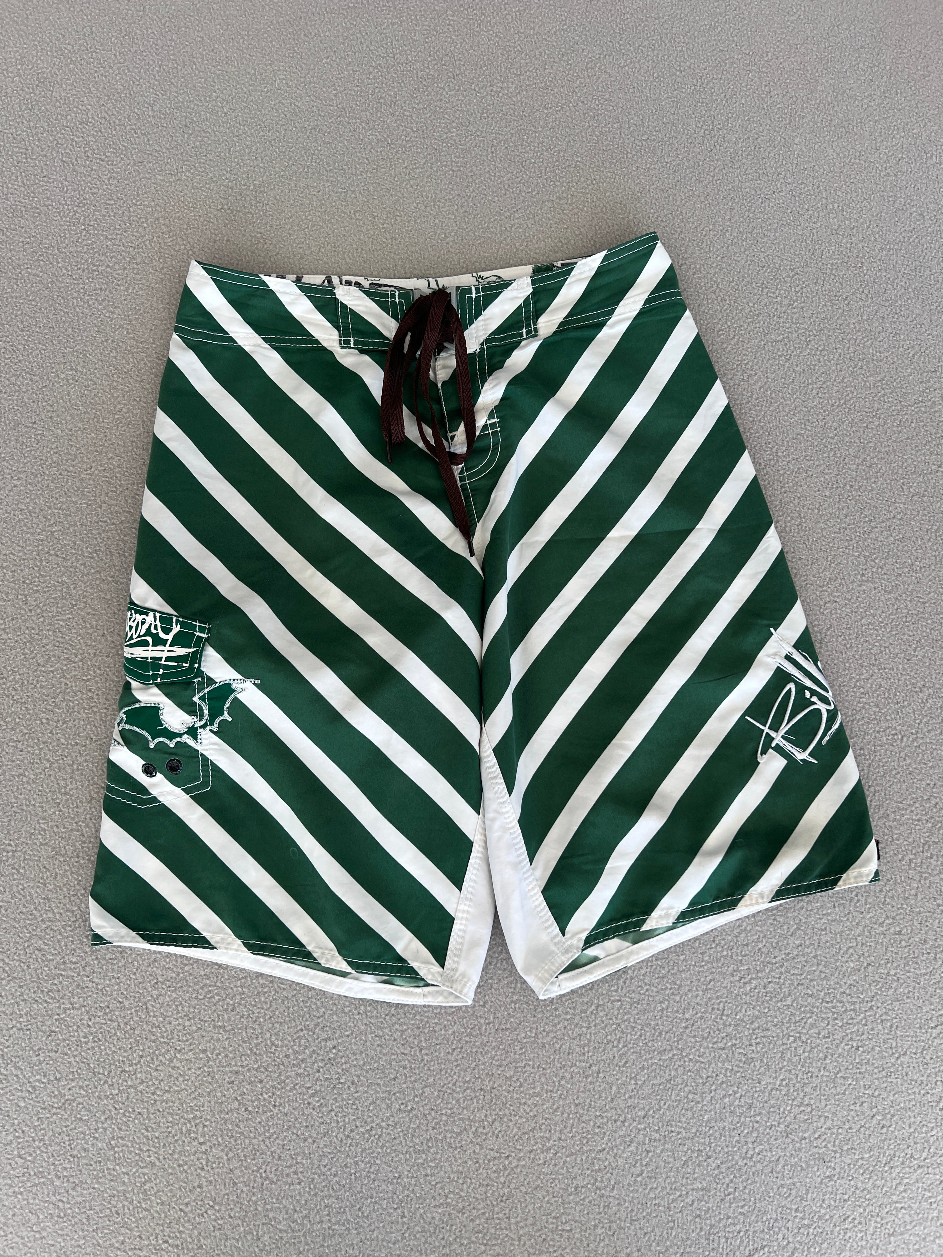 Vintage Billabong Taj Burrows Signature Boardies - Size 29"