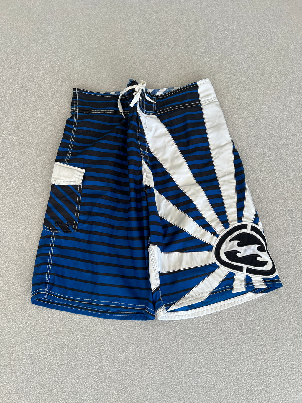 Vintage Billabong Andy Irons Rising Sun Signature Boardies - Size 38"