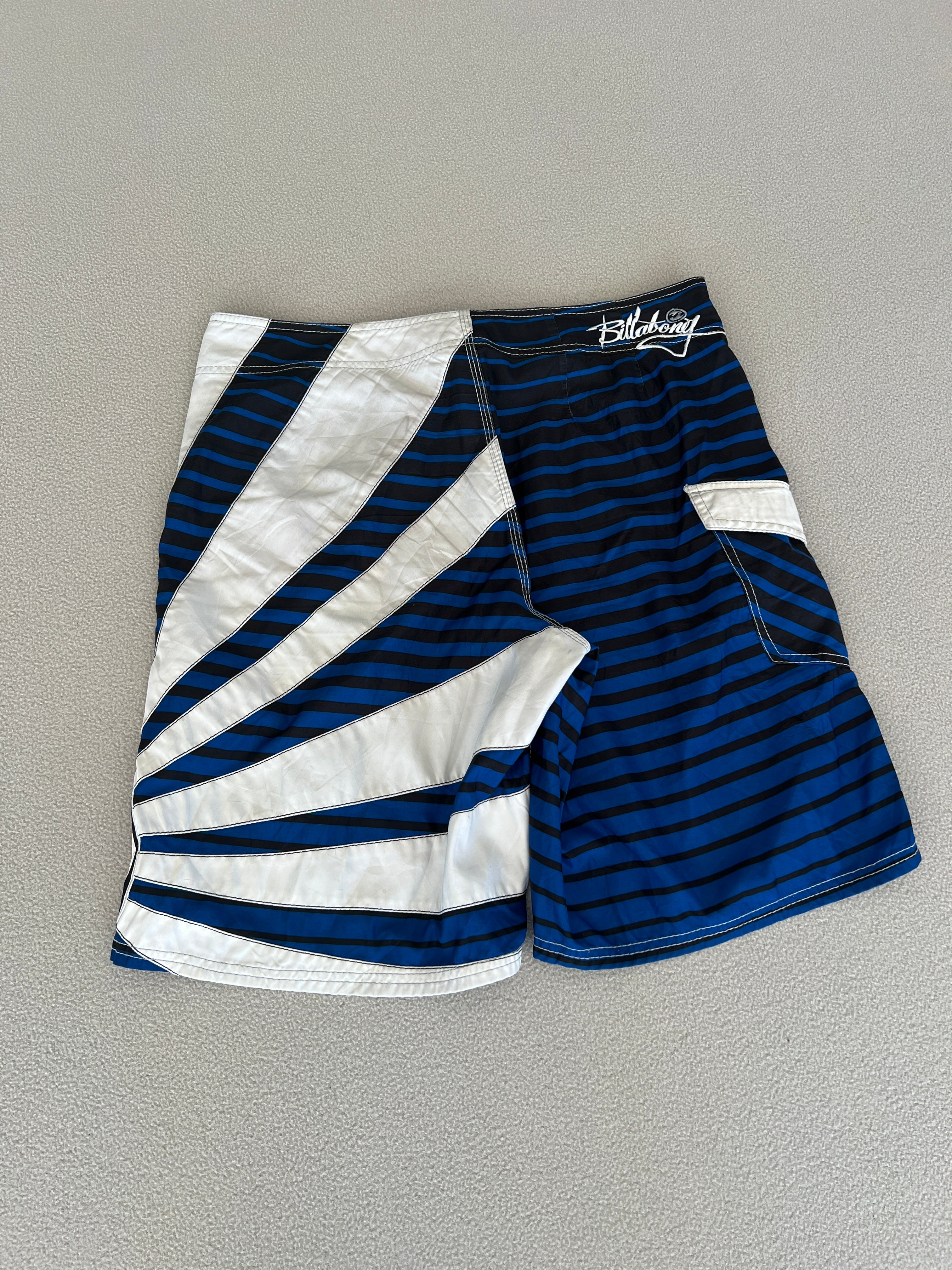 Vintage Billabong Andy Irons Rising Sun Signature Boardies - Size 38"