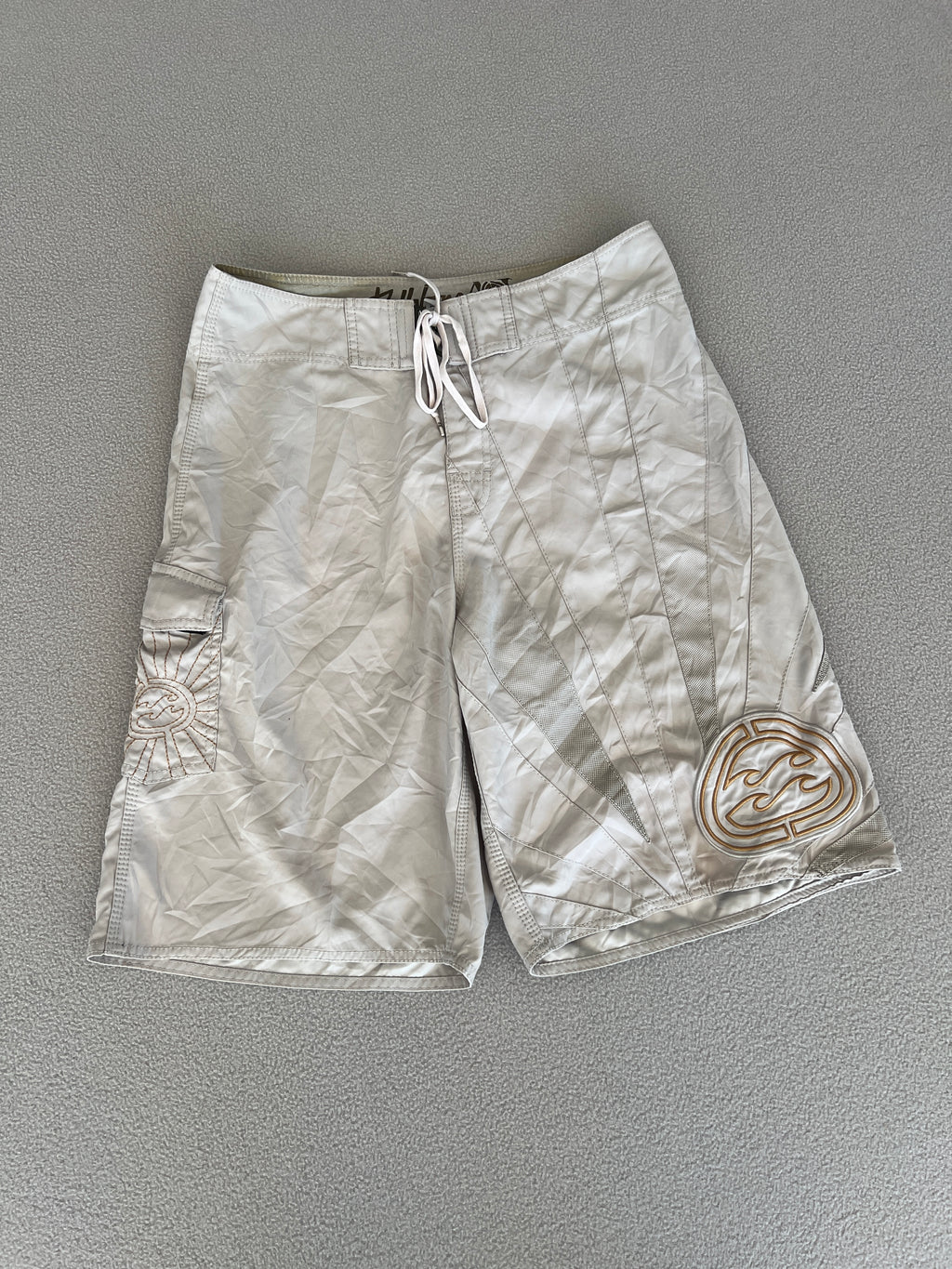 Vintage Billabong Andy Irons Signature Platinum Boardies - Size 33"