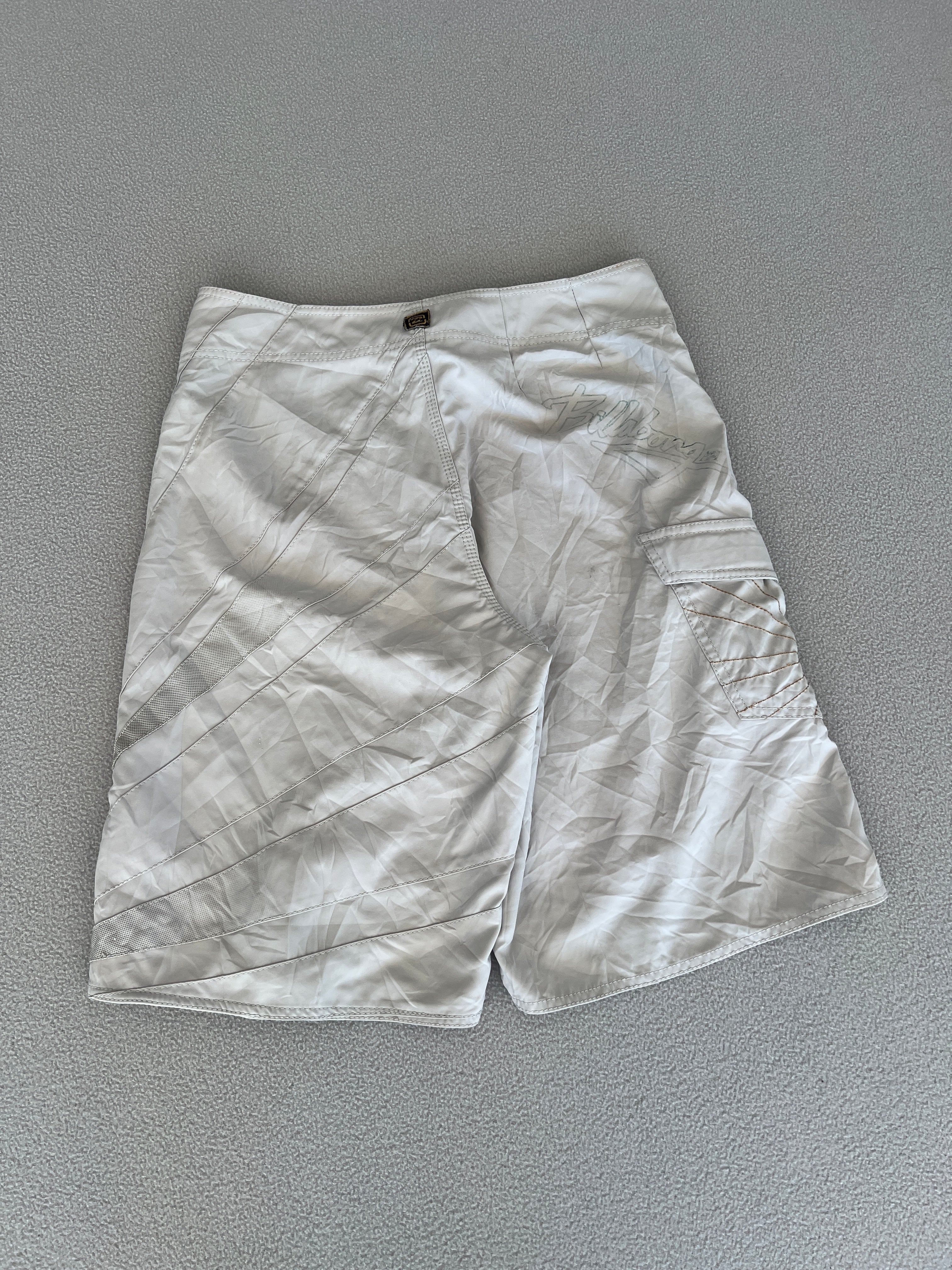 Vintage Billabong Andy Irons Signature Platinum Boardies - Size 33"