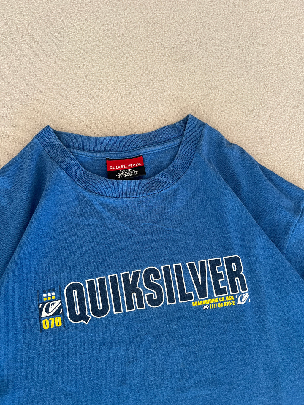 Vintage Quiksilver Tee Shirt - Size Large