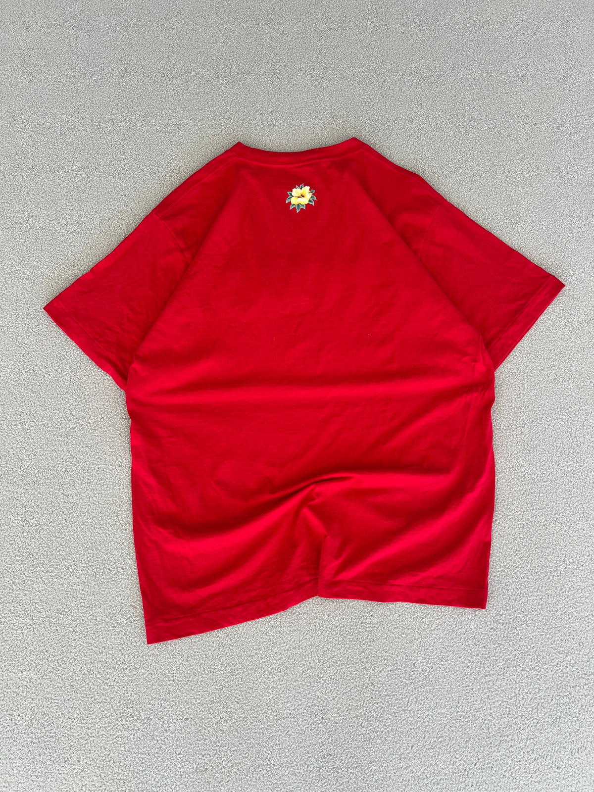 Vintage Piko Floral Tee Shirt - Size Large